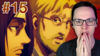 ATTACK ON TITAN Season 4 Episode 15 REACTION/REVIEW - ZEKE & EREN'S PLAN...