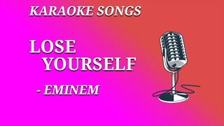 [ KARAOKE ] LOSE YOURSELF BY EMINEM | BEST FREE PLATINUM VIDEOKE SONGLIST | SONGS WITH LYRICS