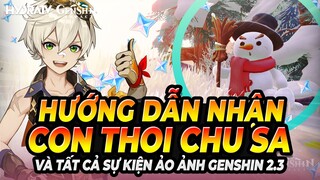 Nhận Kiếm 4* Miễn Phí Con Thoi Chu Sa! Hướng Dẫn Tất Cả Sự Kiện Ảo Ảnh Bão Tuyết Genshin Impact 2.3