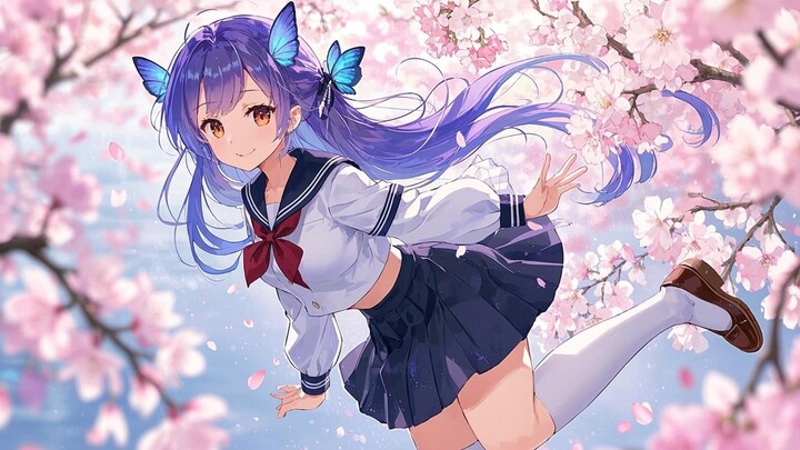 [Janji Sakura dan Mata Biru: Kisah Penyembuhan Lintas Dimensi] --Saat janji di bawah pohon sakura be