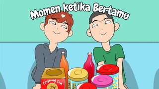 Momen ketika bertamu