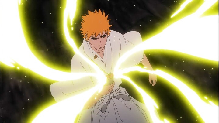 BLEACH「千年血戦篇」Ichigo tries to capture his own soul before being washed away from Kōtotsu