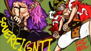 Duo yang kita tunggu 🔥🔥 Luffy X Loki - One piece drawing timelapse