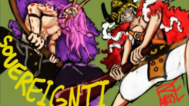 Duo yang kita tunggu 🔥🔥 Luffy X Loki - One piece drawing timelapse