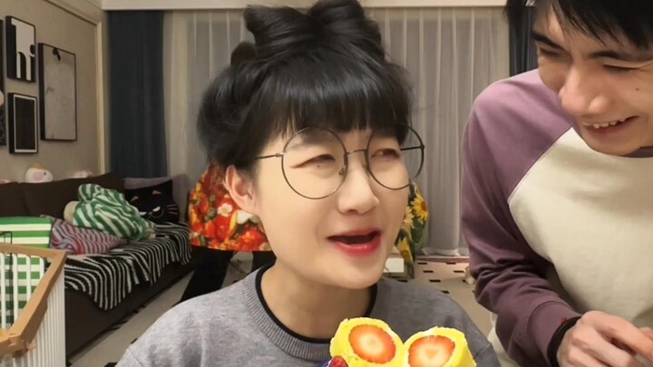 Only five strawberries tonight