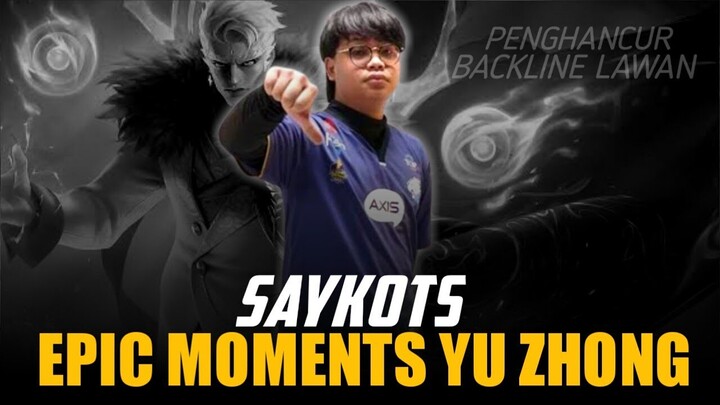 Epic Moments Yu Zhong Saykots Saat membawa Indonesia Menjuarai IESF World Championship MLBB Bali