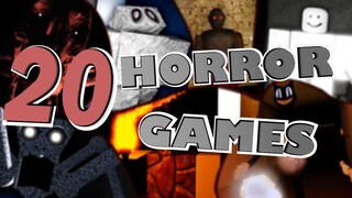 Top 20 Roblox Horror Games of July 2021