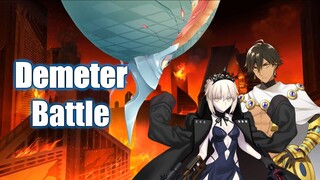 [FGO NA] Demeter Battle ft Maid Alter and Ozymandias | Lostbelt 5.2 Olympus