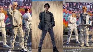 王晨艺翻跳《Backdown》，附同屏P1Harmony对比版本，跳的太齐了，帅炸了简直！