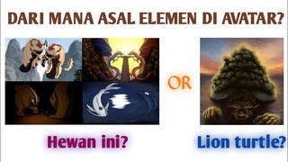 Asal-usul Elemen di Avatar, Dari Hewan Purba atau Lion Turtle?