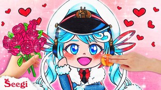 Hatsune Miku Cosplay | Anime Cosplay Makeup | Stop Motion Paper | Seegi Story