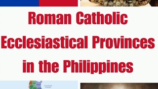 Roman Catholic Ecclesiastical Provinces in the Philippines #faith #catholic #philippines