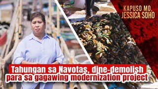 Tahungan sa Navotas, dine-demolish para sa gagawing modernization project | Kapuso Mo, Jessica Soho