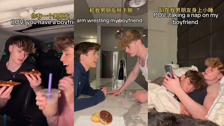 รวมคลิป TikTok ของคู่สามีรักชัดเจนที่มีบทบาทตัวหลักกับตัวรองชัดเจน