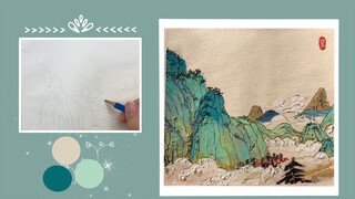 [Life] Chinese Landscape Painting with Oil Pastels