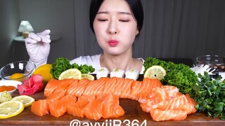 Mukbang salmon