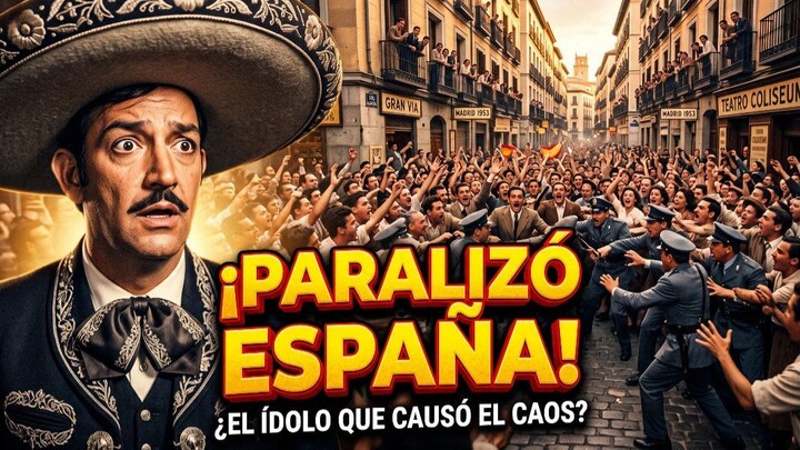 "¡Paralizó España! El CAOS que Jorge Negrete provocó y que casi termina en tragedia"