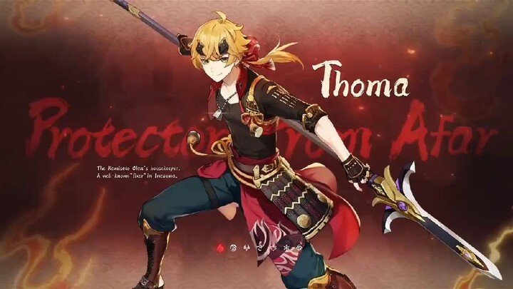 Character Demo - "Thoma: Blazing Defense" | Genshin Impact (Bahasa Indonesia) [Fandubb]