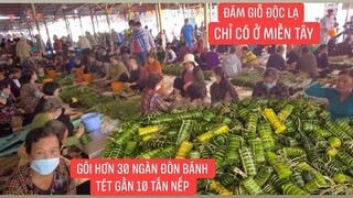 Gói hơn 30 Ngàn đòn bánh tét Lễ giỗ Ông Ba Thới giỗ lớn nhất Miền Tây 7.8.9 tháng 4 âm lịch