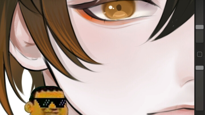 这就是传说中的胖虎眼