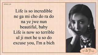 Hwa Sa (화사) – I’m a B (I’m a 빛) Easy Lyrics
