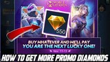 HOW TO GET PROMO DIAMONDS AND HOW TO USE IT MOBILE LEGENDS BANG BANG