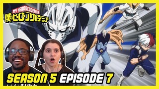 MATCH 3! My Hero Academia Season 5 Episode 7 Reaction
