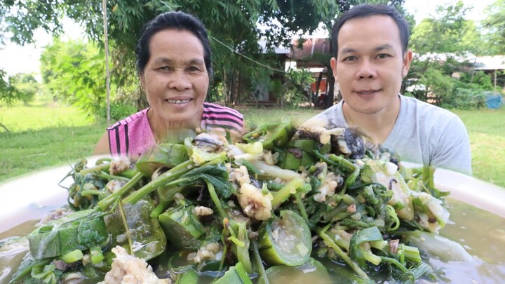 อ่อมกบน้อยใส่ผักคาดผักชี มาพร้อมวิธีทำ|ฮ่องป่ง Hongpong Channel