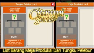 Barang Apa Yang Bisa Dibuat Menggunakan Meja Produksi Dan Tungku Pelebur? |Citampi Stories Part 43