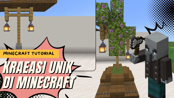 2 KREASI LAMPU INI BISA MEMBUAT MINECRAFT MU MAKIN AESTHETIC - MINECRAFT TUTORIAL #3