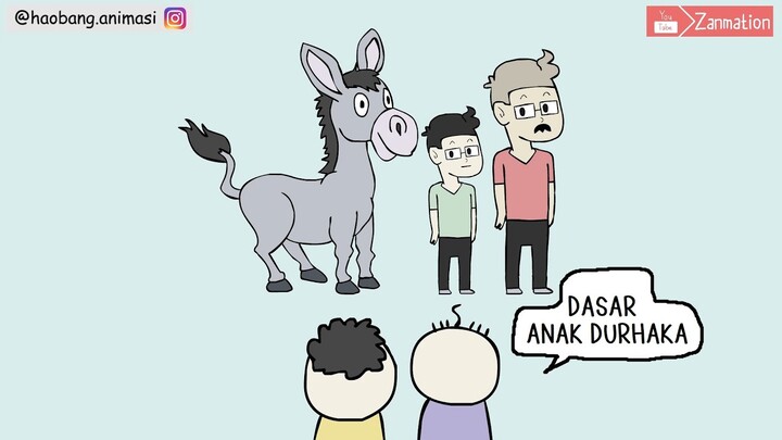 KISAH AYAH, ANAK DAN KELEDAI (PARODI)