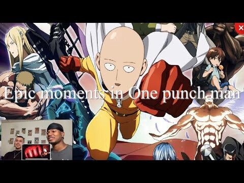 Reacting To Top 10 One Punch Man Moments