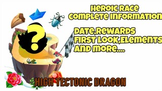 High Tectonic Dragon ELEMENTS and First Look (Information) | Dragon City 2020 |