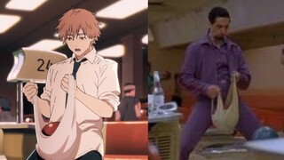 Papan cerita film di Chainsaw Man op