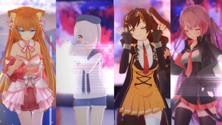 [Bingtang x Pari x Mao Mao x Miss Gao] Tim Perlawanan Jinghua! mengumpulkan! 【MMD】