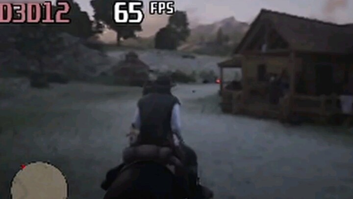 Will the frame rate increase when playing Red Dead Redemption 2 at 320×240 resolution?