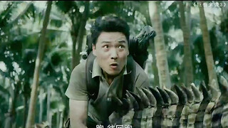小伙买个鳄鱼道具来吓人，结果遇到真鳄鱼了 "电影巨兽来袭3