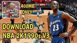 🔵How To Install Nba2k1990s Version3 on Android/ Gameplay Free Download 400 MB Only/ Nba2k14 mod🔥