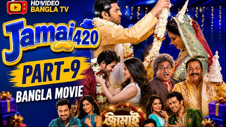 Jamai 420 | Bangla Movie Part-9 | Soham | Ankush | Hiran | Mimi | Nusraat | HD Video Bangla TV