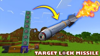 Target Lock Missile in Minecraft Bedrock using Command Blocks