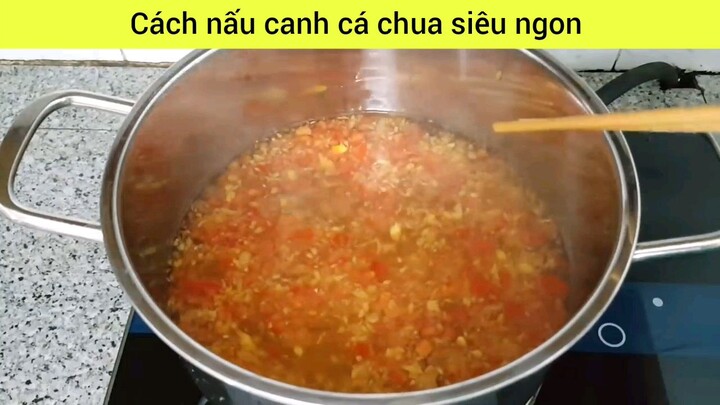 Nấu canh chua cá lóc