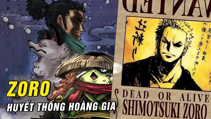 [ One Piece 1023+] Shimotsuki Zoro huyết thống hoàng gia và liên hệ câu chuyện cổ tích Nhật Bản