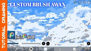 Custom Brush Awan di ibis paint x