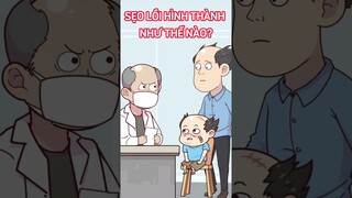 Sẹo lồi hình thành như thế nào? #shorts  #trithucplus #trithuc