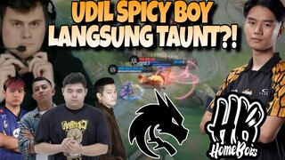 UDIL SI SPICYBOY BERAKSI !! HOMEBOIS VS TEAMSPIRIT MATCH 1 - MSC 2024 DAY 1