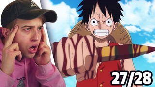 LUFFY ALMOST DIED😱 LUFFY vs DON KRIEG! One Piece Episode 27 & 28 REACTION + REVIEW