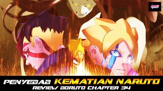 REVIEW BORUTO 34! PENYEBAB KEMATIAN NARUTO DI MASA DEPAN!!!