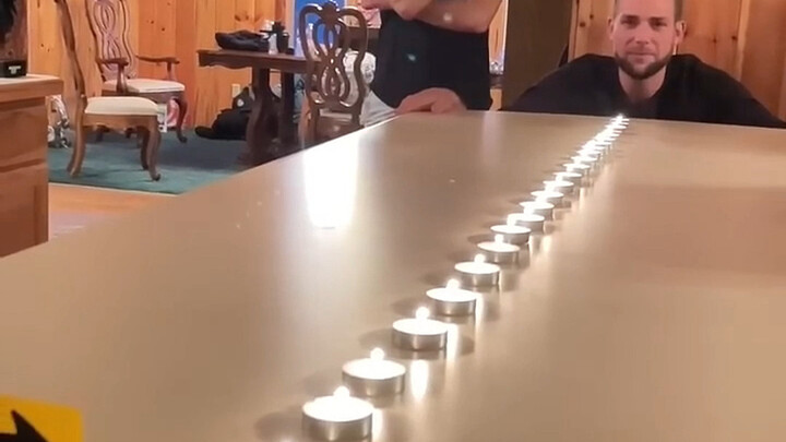 Tantangan meniup lilin, apakah ada trik untuk ini?