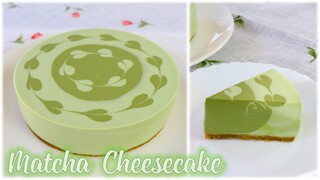 Cách làm cheesecake trà xanh (matcha) - Món bánh không dùng lò nướng và không dùng máy đánh trứng