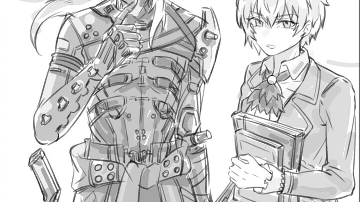 【Warrior: Double|Ruins Library|Comic Dubbing】Roland? And Angela, first meeting